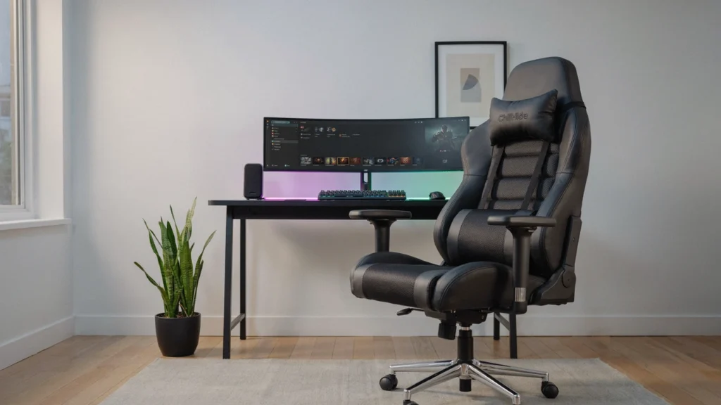ChillHide Gel Leather Chair