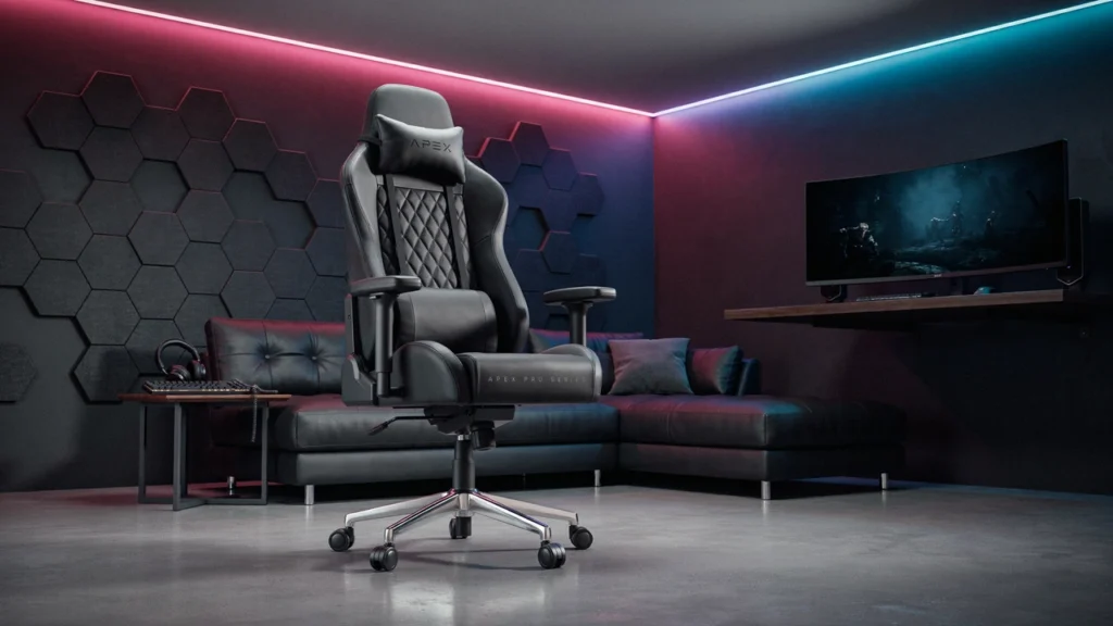 Couch Leather Gaming Lounge