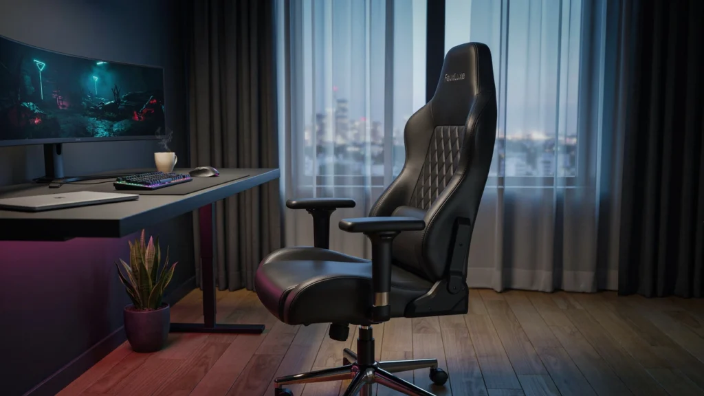 FauxLuxe Gaming Chair