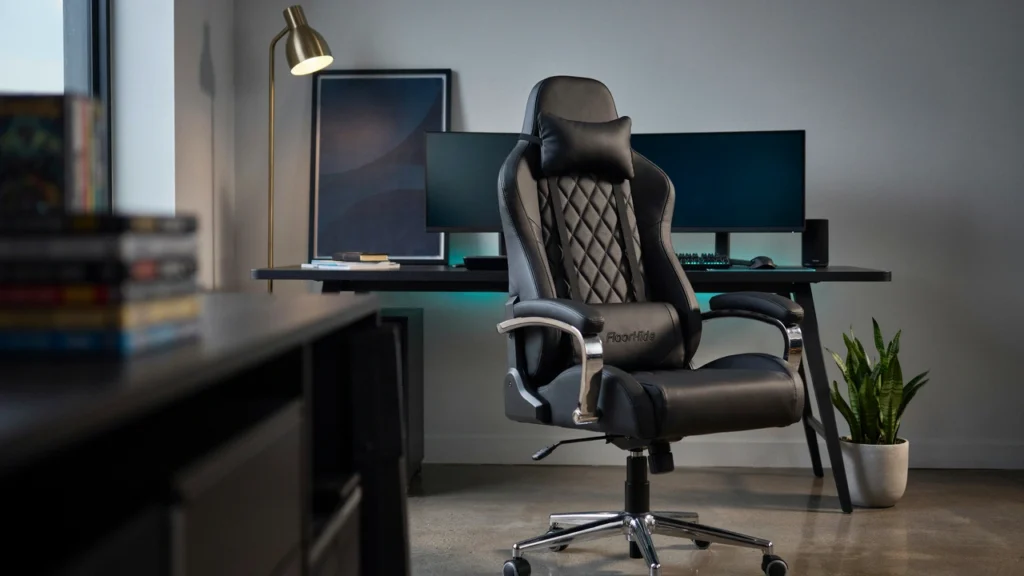FloorHide Leather Gaming Chair