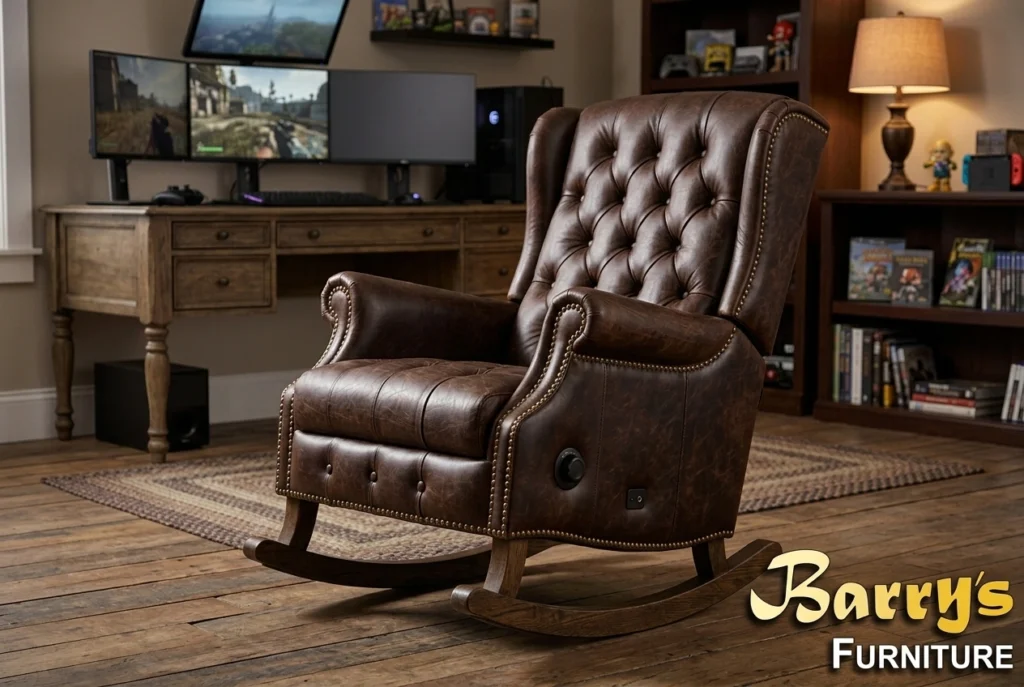 Heritage Leather Rocker