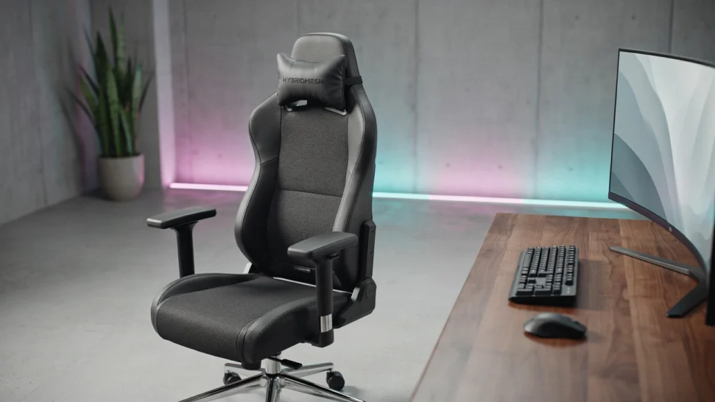 HybridMesh Leather Gaming Chair
