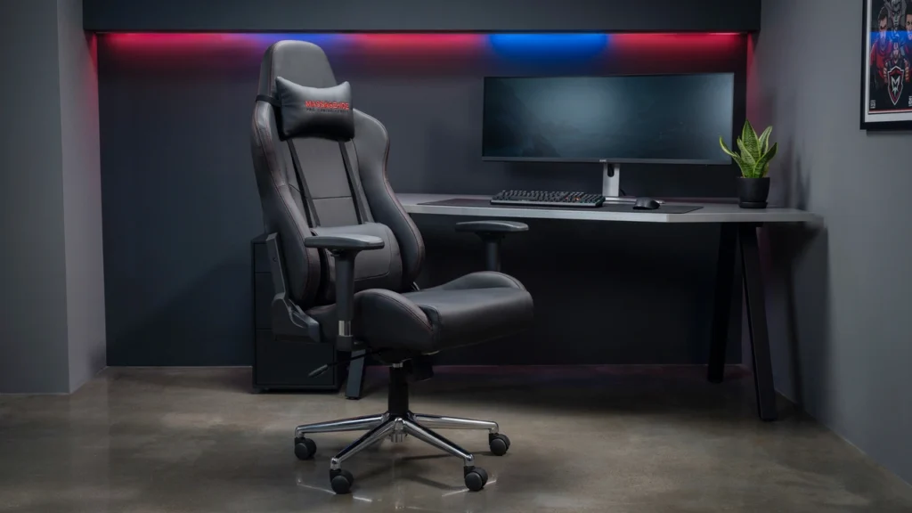 MassageHide Leather Gaming Chair