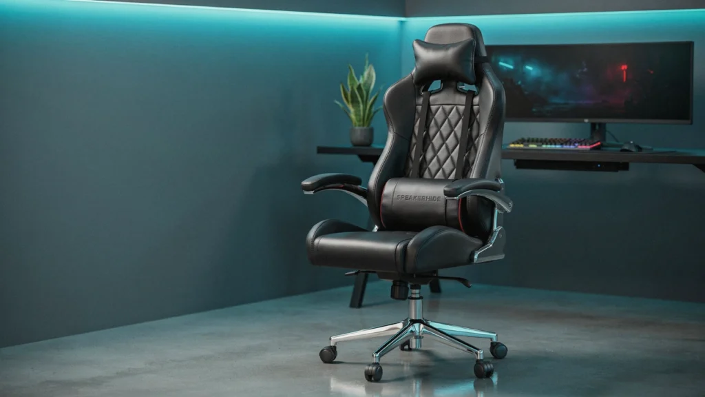 Speakerhide Leather Gaming Chair