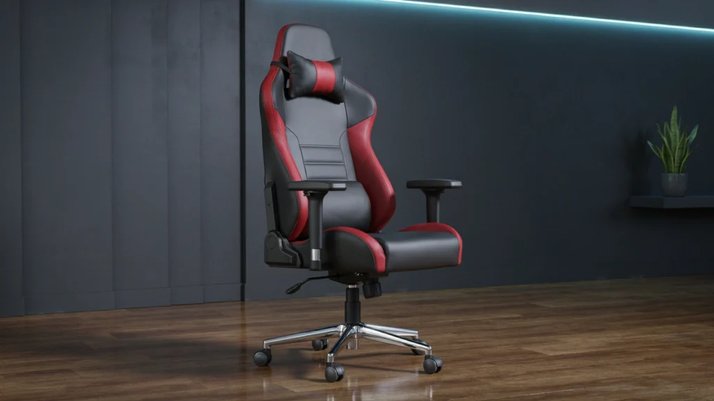 TwoTone Leather Gaming Chair